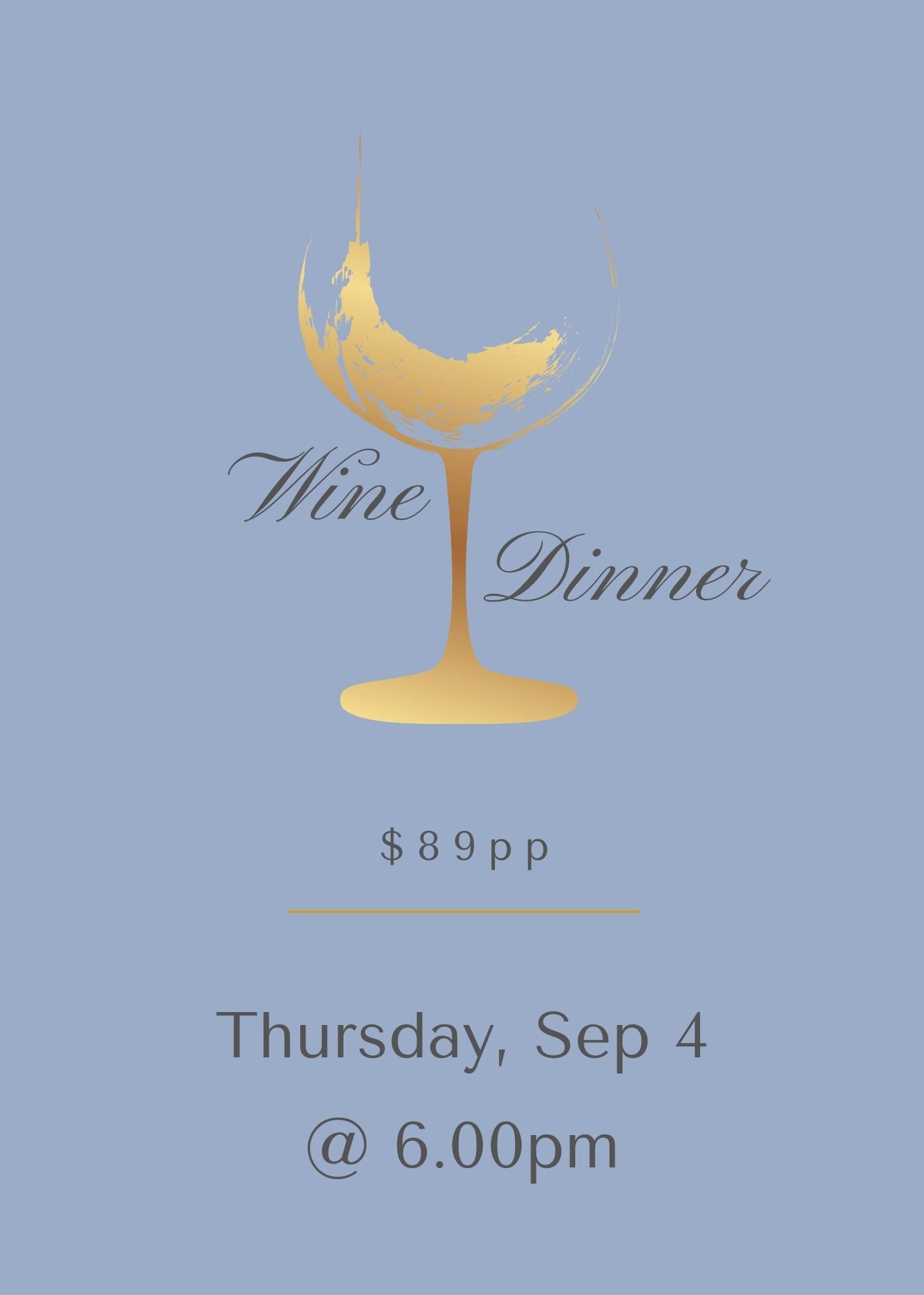 Wine Dinner - Troopers Rest x Corang Estate