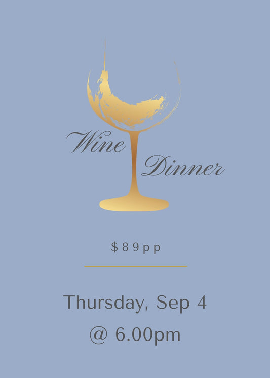 Wine Dinner - Troopers Rest x Corang Estate